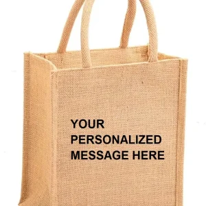 Custom jute bag with logo - Image 2